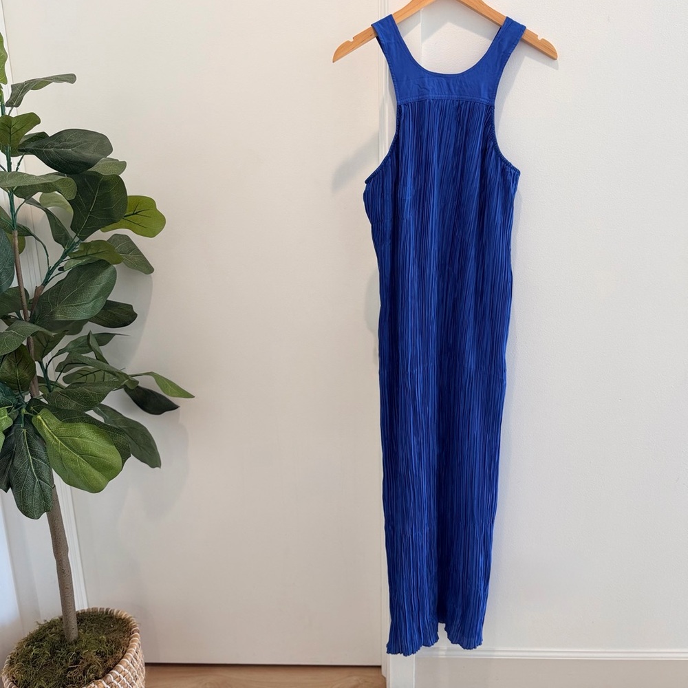 Anthropologie Vibrant Blue Maxi Dress